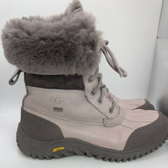 UGG Shoes - UGG Adirondack II Grey Charcoal Shearling Boots 8